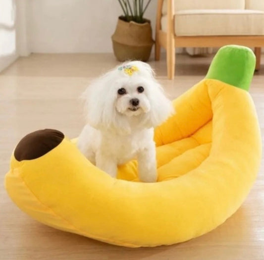 Cama Banana para Perros y Gatos